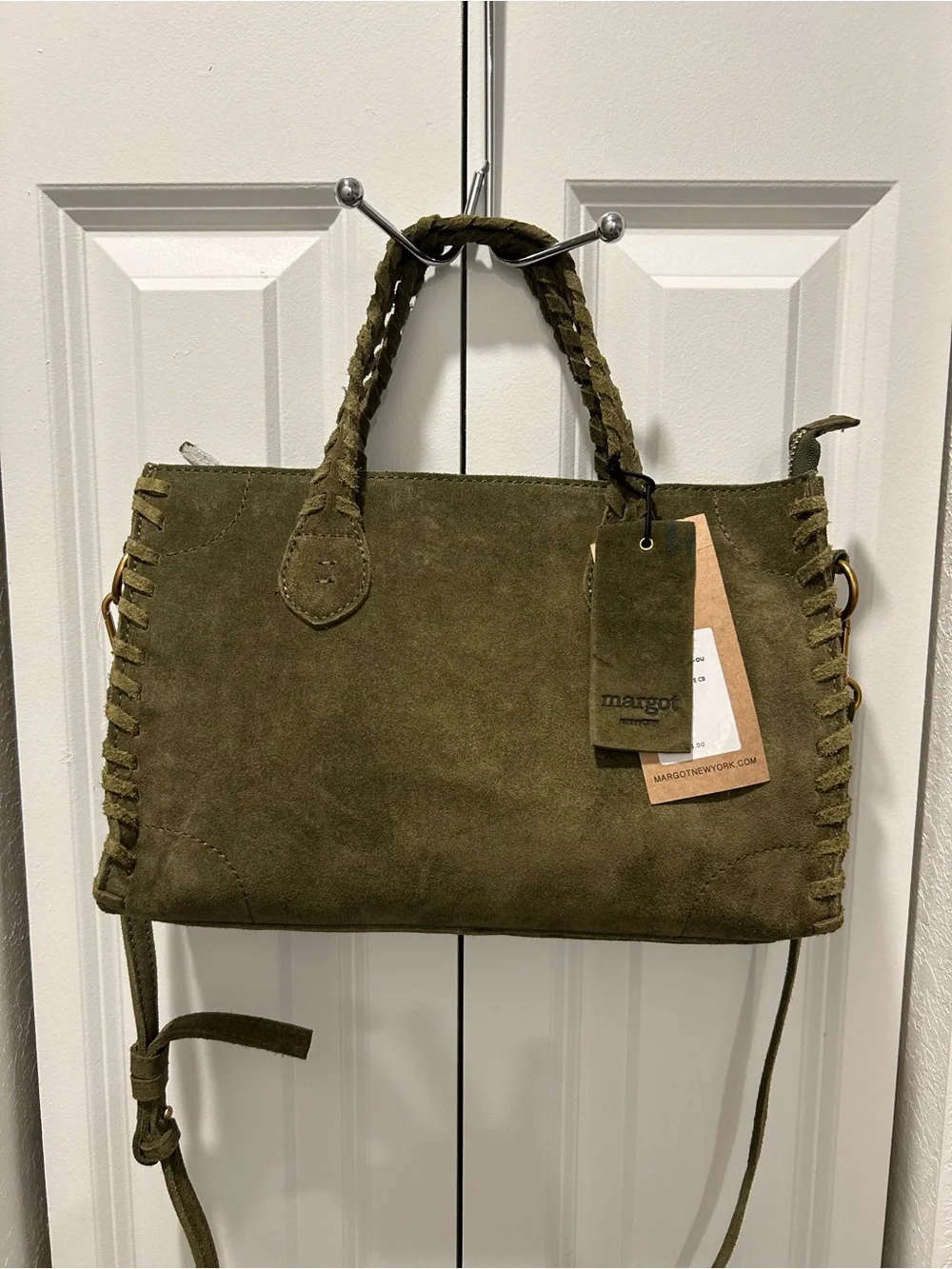 margot olive suede